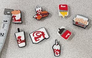 Chic Fil A 8 Pc Shoe Charms for Crocs NWOTS Mixed Lots I have 3 Available